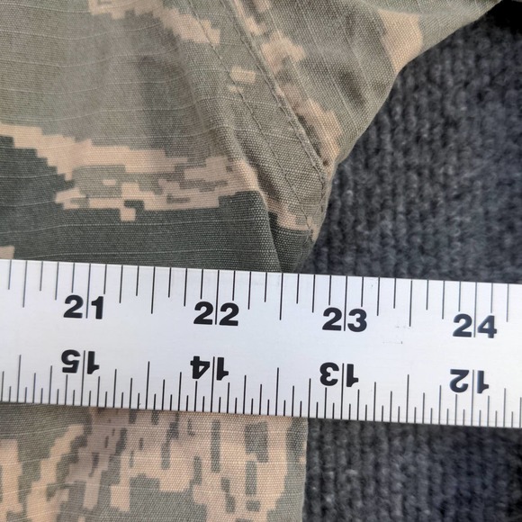 U.S. Air Force USAF Utility Coat Camo Green Size 44 Patches Pockets - Picture 6 of 15